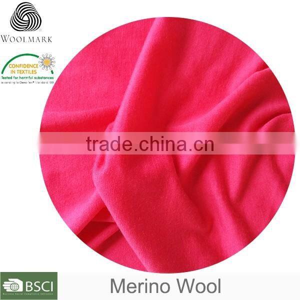 Wool silk jersey knit fabric cheaper price, Warm 100% wool felt fabric
