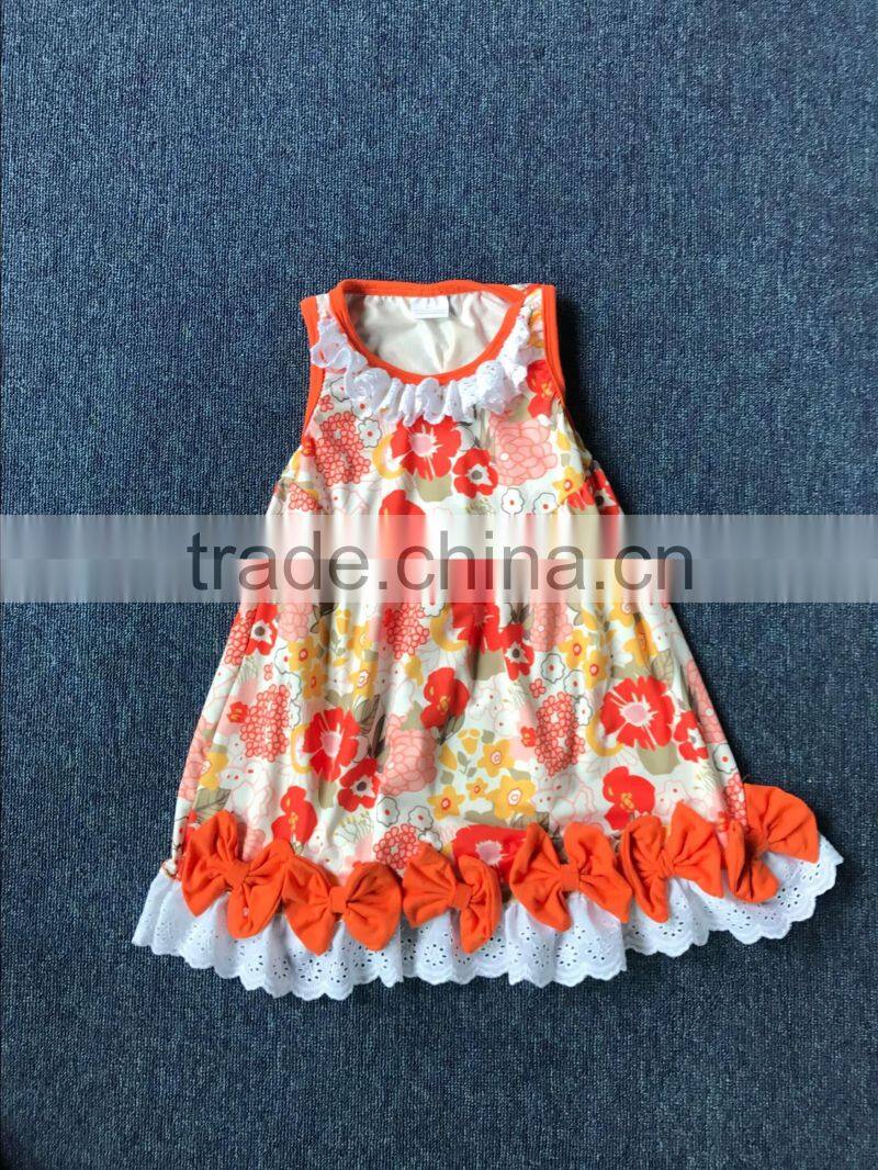 new style latest baby girl cute fox printed dress fashion kids dresses giggle moon remake