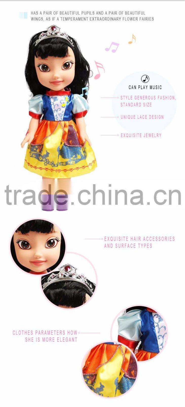 Mini real 16 inch bjd elsa girl barbiee fashion royalty doll