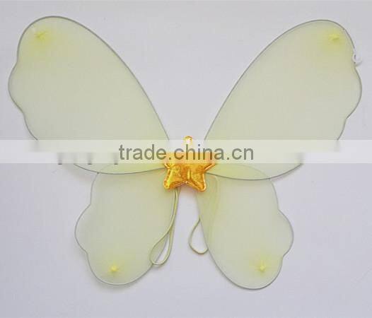 China factory wholesale pink color beautiful butterfly wings costume for kids