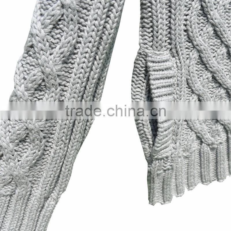New Design Cable Pattern Knitting Baby Sweater Cardigan Design