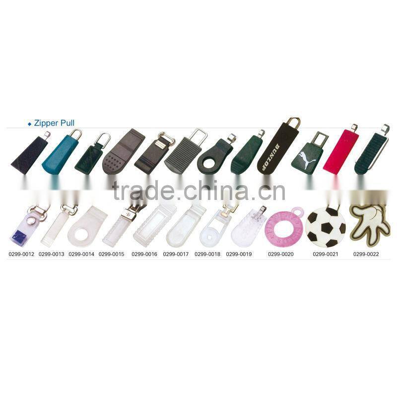 rubber pvc zipper puller