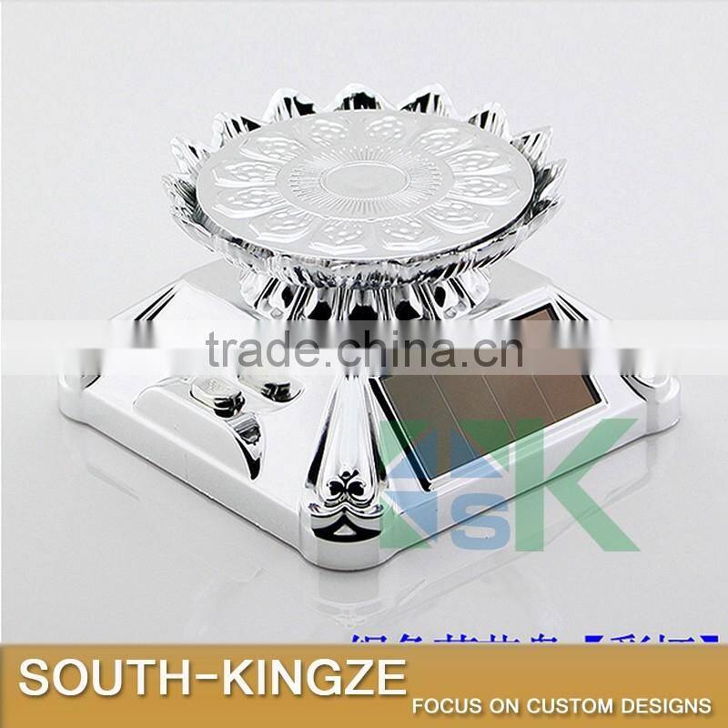Silver/Gold Asia Buddihism Lightable Cubid Square Base Mobile Phone Display Stand
