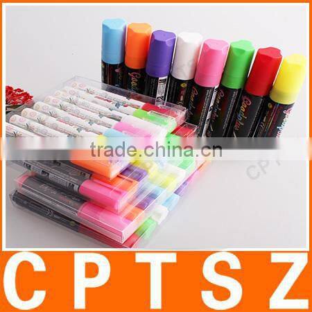 8 pcs Highlighter Fluorescent Liquid Chalk Marker Pen for LED Writing Board 4mm