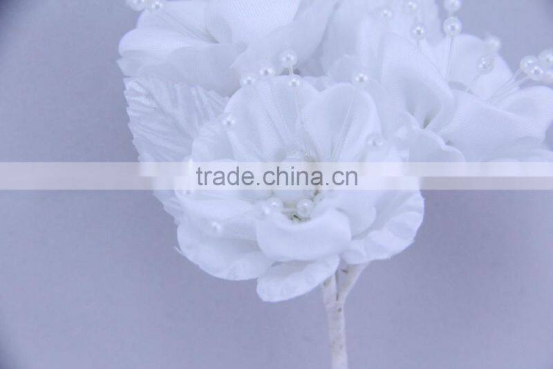 2017 New design fabric paper flower with best quality and low price