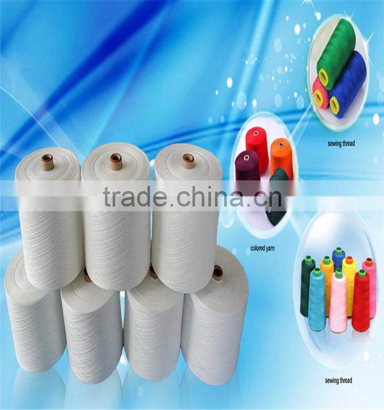 raw white sewing thread 40/2 100% polyester