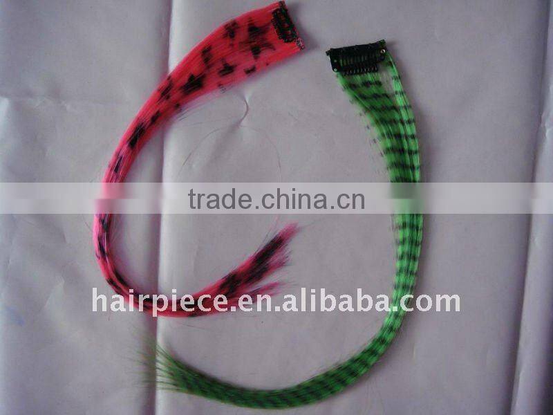 pink hair extension clip, clip in synthetic hair extensions