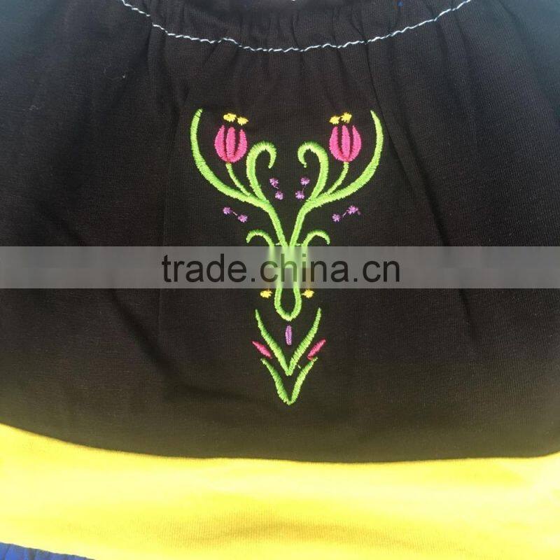 baby frozen anna cotton dresss girls princess playground costume boutique fancy kids clothesdren fancy frozen tops