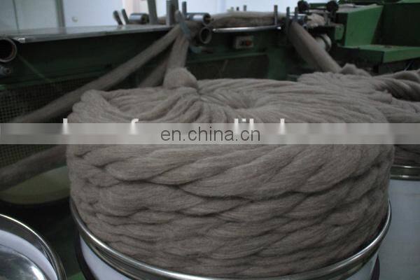 Pure Combed White Cashmere Tops 16.5mic 44mm