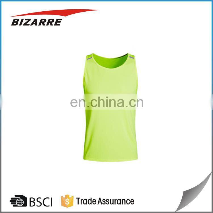 Polyester sports clothing manufacturer singlet design