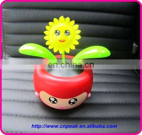 Dancing solar flower with mp3 player