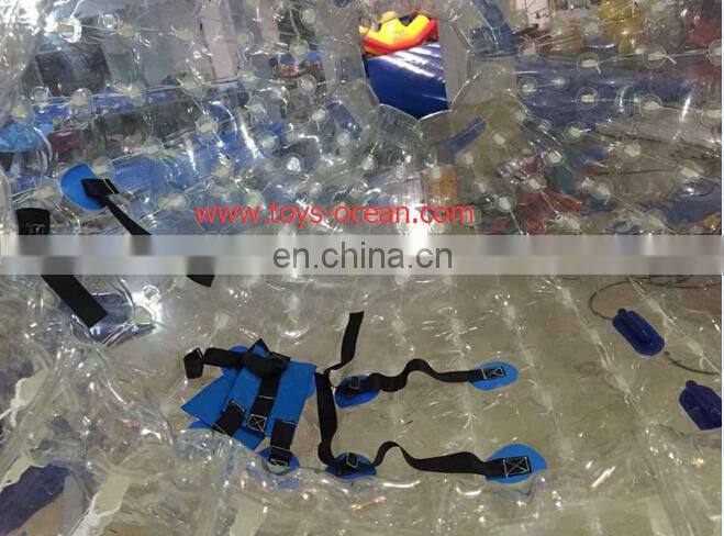 used soccer shape inflatable zorb ball