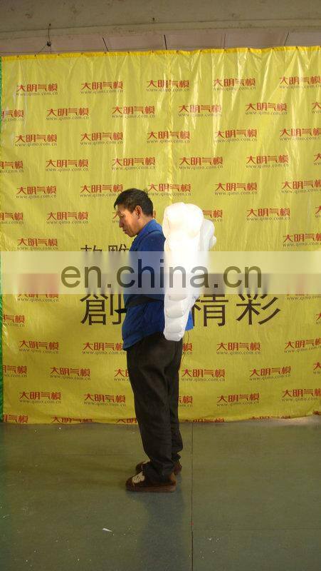 new design customized advertising inflatable angel wings costume