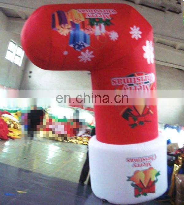 customized christmas inflatables funny/outdoor chrismas items/christmas shoes