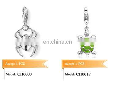 Jewelry accessorie 17x14mm Hight Quality Antique Silver Metal Handbag Charm Pendant