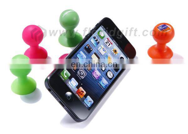 cheap heathy Mini Rubber Silicone phone Stand