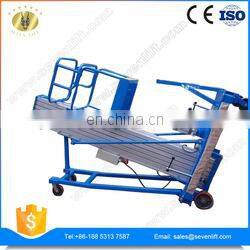 7LSJLI Shandong SevenLift mobile aluminium work platform single mast mini boom lift