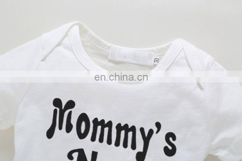 Baby Boy Clothes Romper And Trousers 3PCS Outfits Whiskers Baby Boy Romper Set