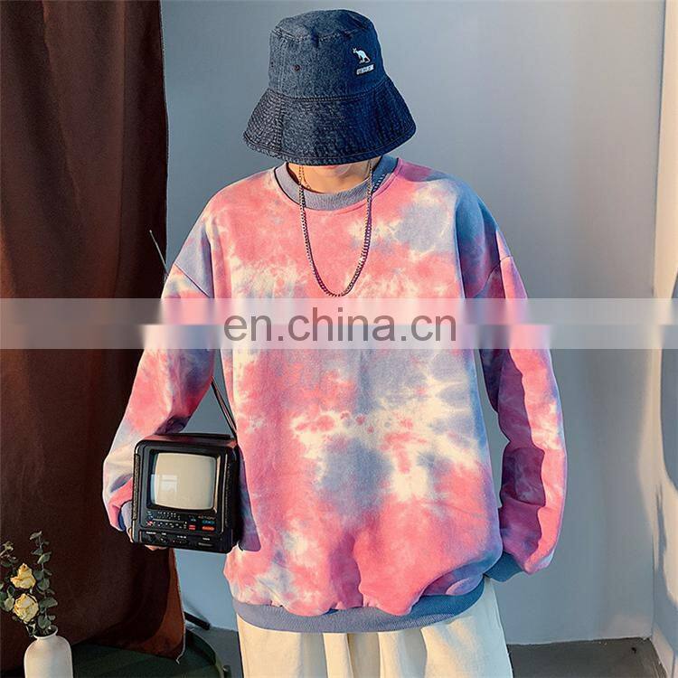 Tie Dye Oversize with Rulex Crewneck Unisex Mens Womens Hoodies Sweatshirt