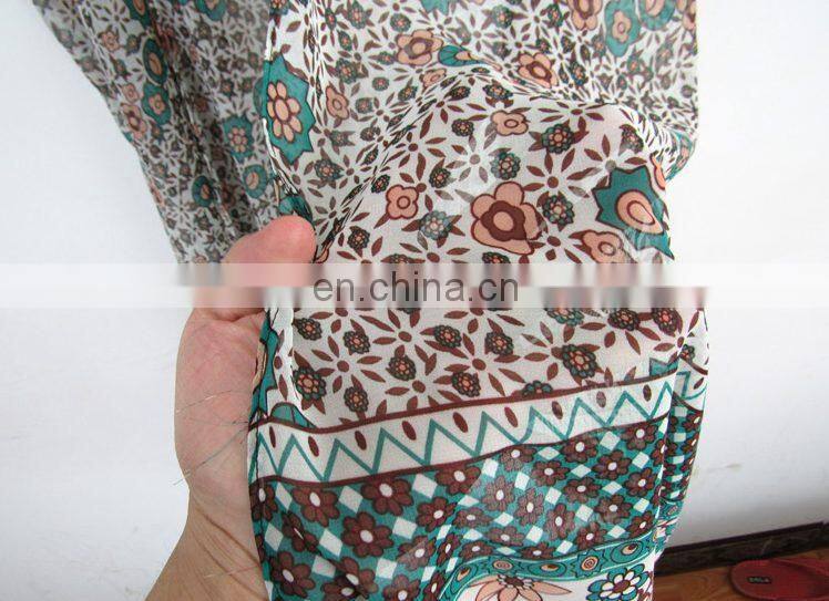 Cover Up Beach Wear Bikini 2019 Dresses For Women Pareo Tunics Summer 2019 Chiffon Lengthened Coastal Skirt Print Acetate Sierra