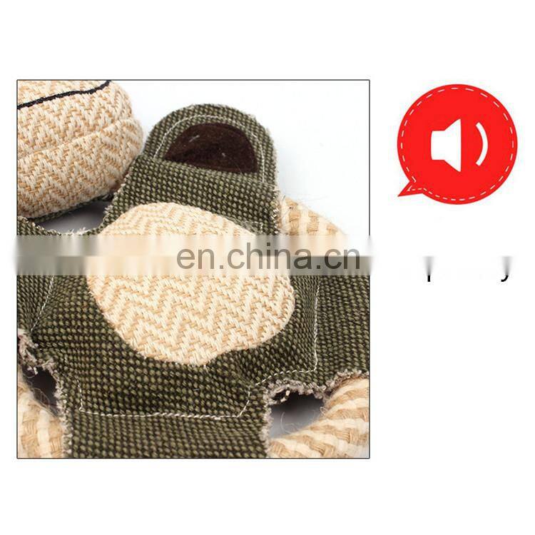 Linen Squeaky Dog Chew Toy Stuff Bite Resistant Pet Toys