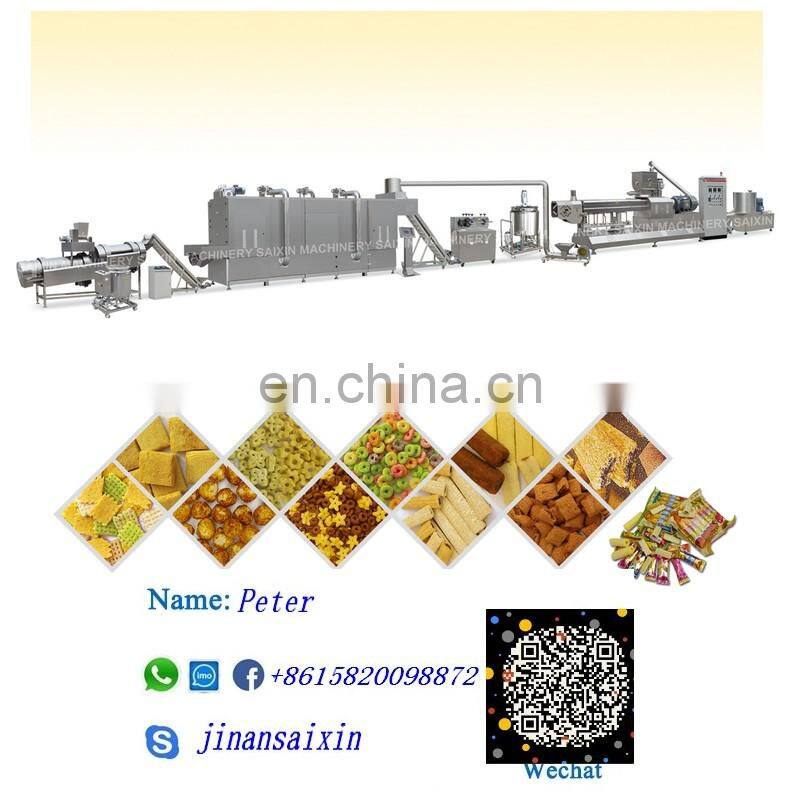 jinan snack extrusion food extruder machine