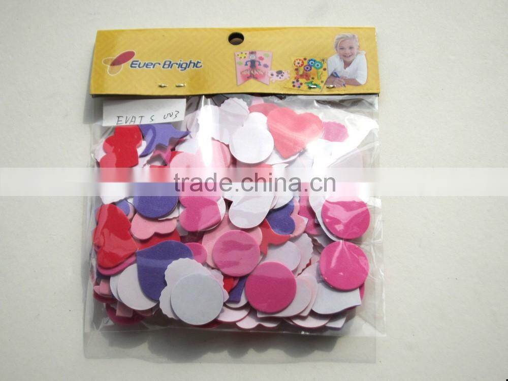 hot sale EVA christmas party decoration, high quality EVA sticker book chritsmas supplies