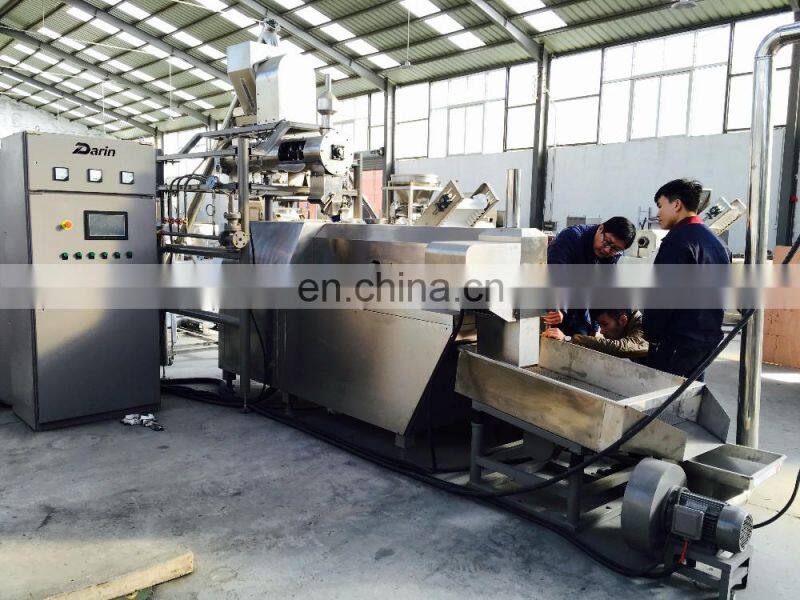 Dry pet food machine/dog cat fish pet food twin screw extruder line