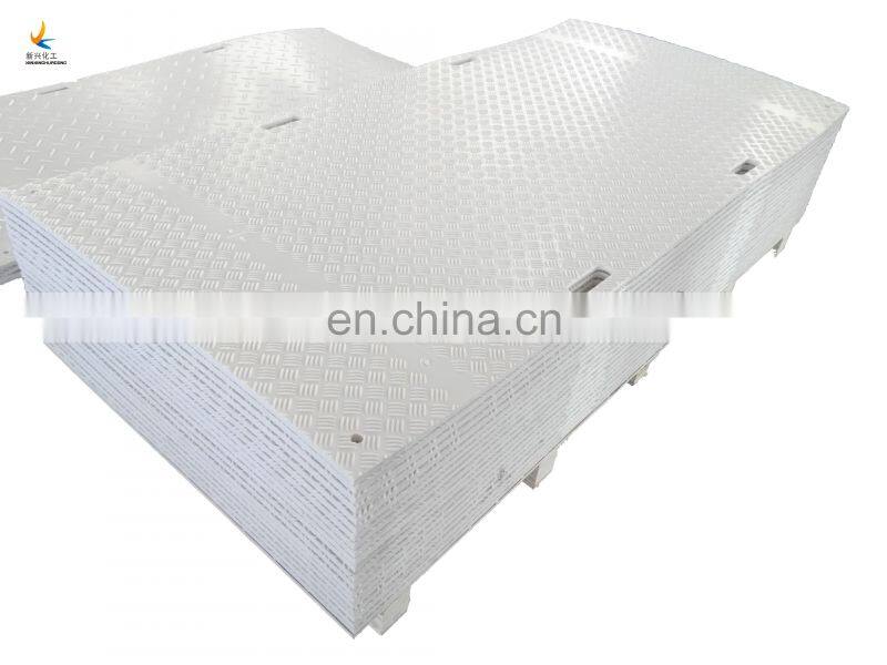 civil engineering projects high abrasion 4*8 plastic hdpe sheets / temporary access