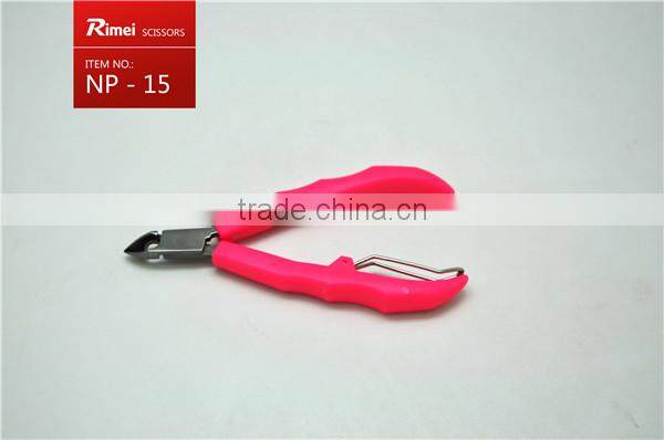 round nail toe cutter with plastic cover , nail nipper