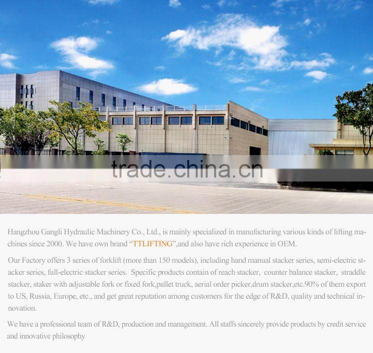 factory hot sales pallet lift with fixed leg