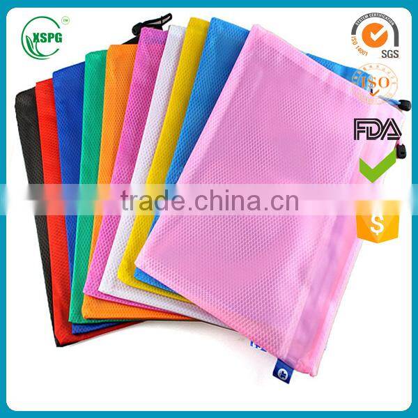 zipper document pouch plastic bag
