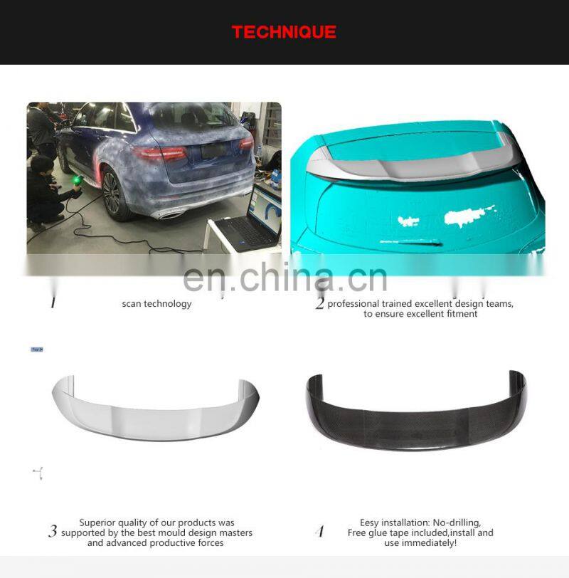 Reliable carbon fiber roof spoiler for Mercedes Benz A class W176 A45 2013-2018