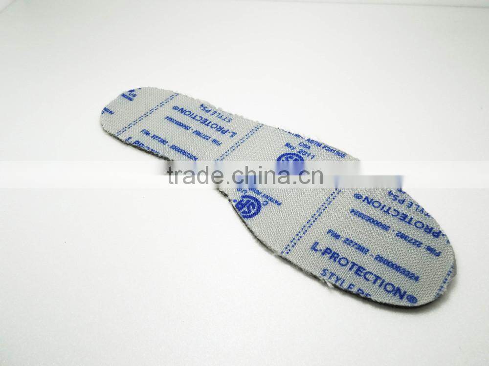 For safety shoes CSA Anti-puncture Insole Shoe pad Brioche