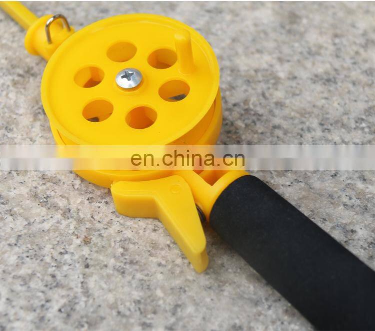 33 cm 50g winter outdoor fishing for children High quality plastic ice fishing rod