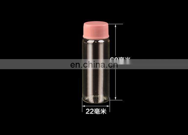 borosilicate clear small mini test tube glass bottle wishing drifting glass tube jar with cork