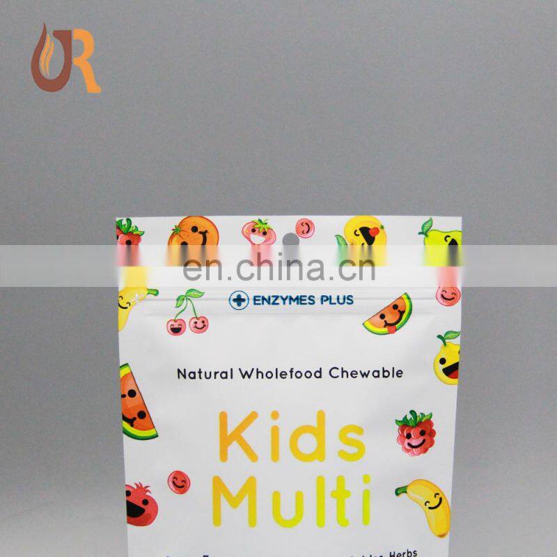 Custom freeze - dried packaging bag mango dry food bags food grade aluminum stand up pouch bag waterproof
