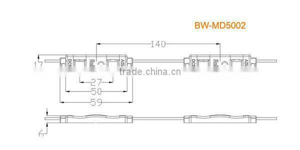 smd5730 white/red/yellow/blue/green 12v led modules bar