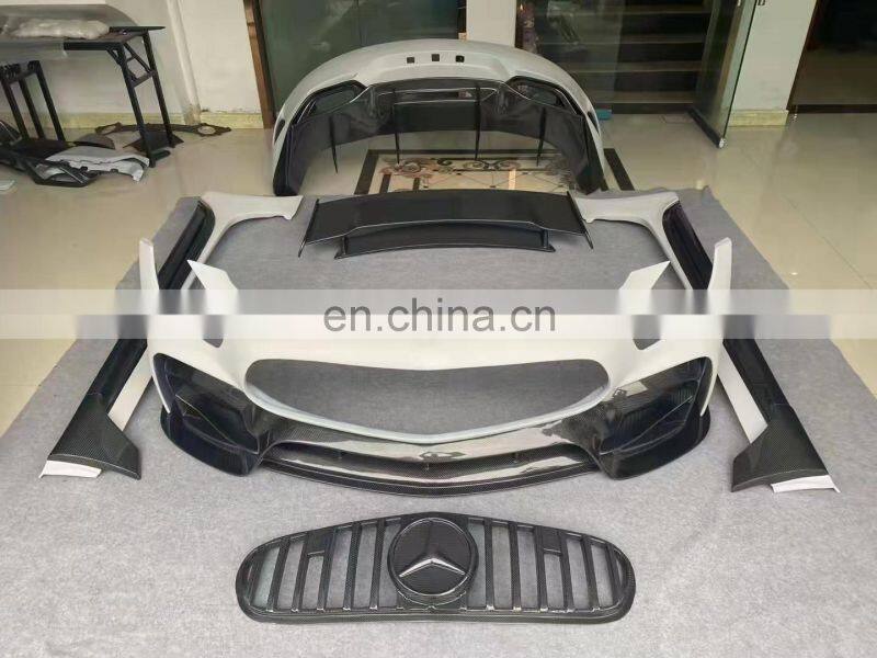 Runde For 14-19 Mercedes-Benz AMG GT GTC GTS IMP Style Body Kit Front Bumper Rear Bumper Front Lip Rear Lip Hood Side Skirt