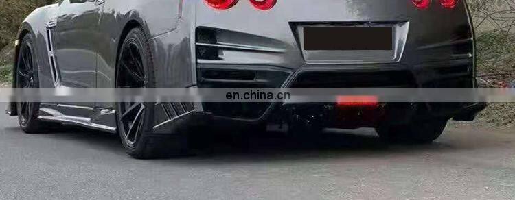 Runde Resin Half or Full Carbon Fiber For 2009-2021 Nissan GTR R35 Top Secret Style Body Kit Front Rear Bumper Lip Fender Hood