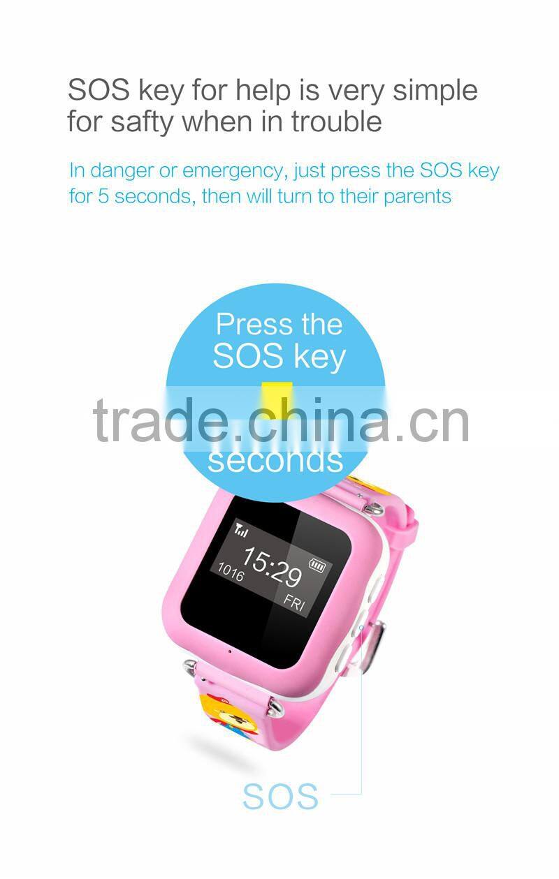 2015 Hot Selling GPS Kids Tracker Watch Kids GPS Smart Watch Cheap GPS Watch