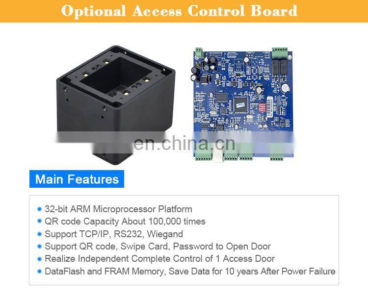 Rakinda RD4500L Long Distance Mobile QR Code Scanner Module Barcode Scanner White LED for Parking Lot Payment Access Control