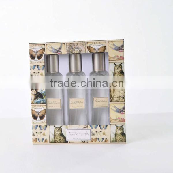 3*100ml fragrance room spray,eco-friendly air freshener, home fragrance spray SA-1516