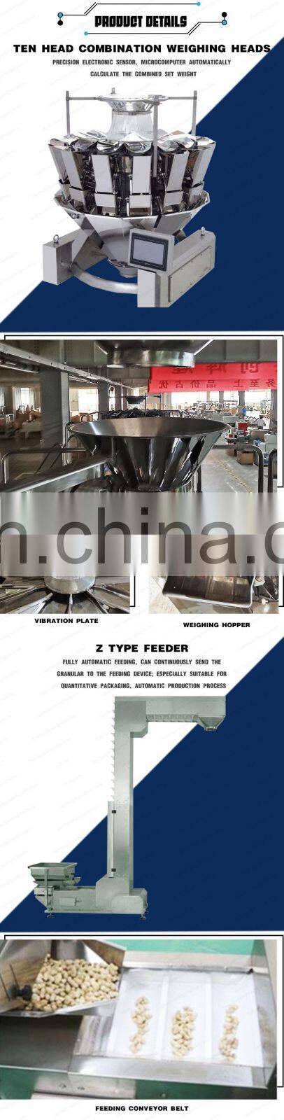 Multifunctional Electronic scale packaging machine for Walnut washing powder Potato chip factory price