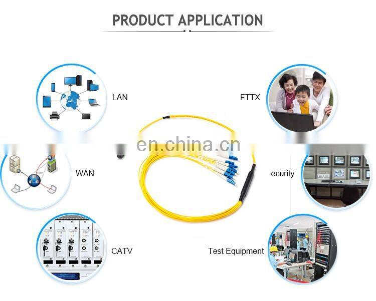 Professional Customize 0.9mm om3 optic fiber pigtail