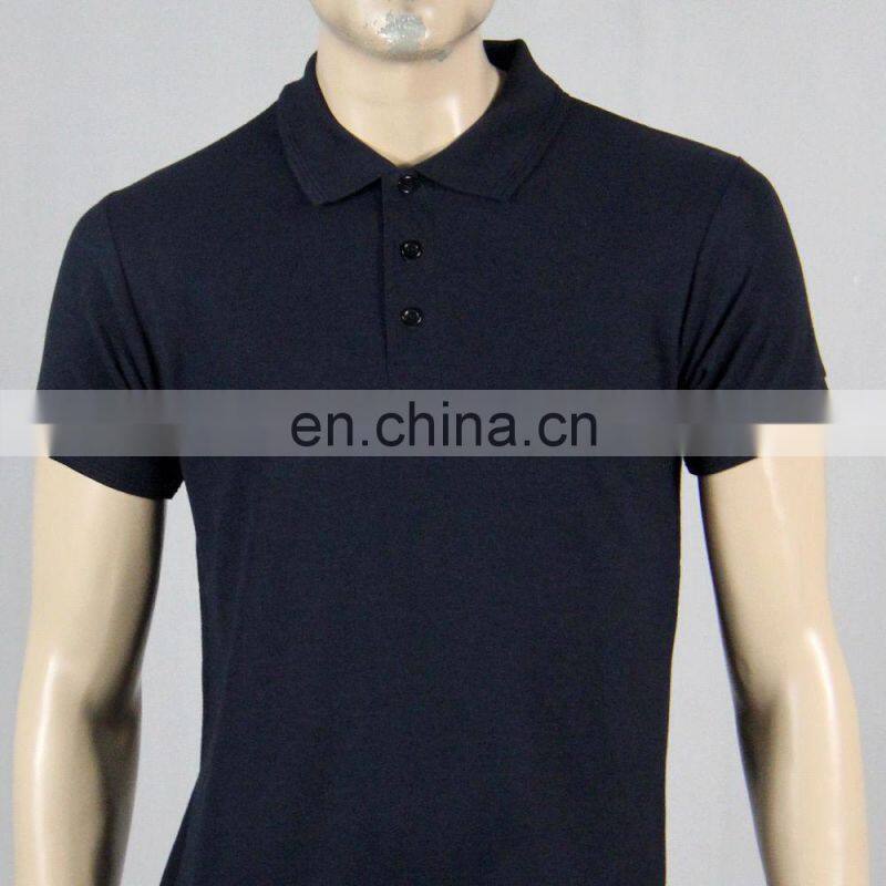 high quality latest design black polo shirt
