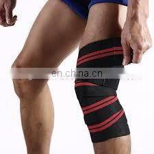 Elastic Breathable Knee Pain Relief Straps Support Wraps Gym Squat Lifting Knee Brace Compression Bandage Sleeve