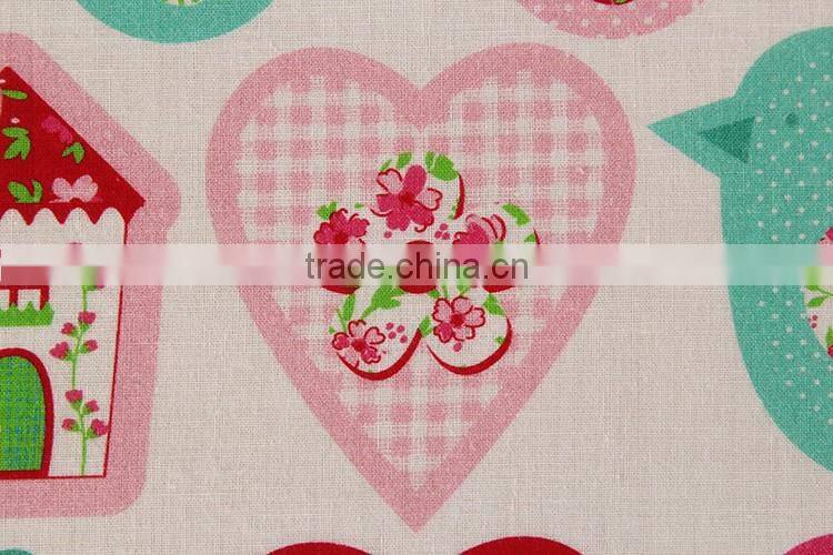 Factory cartoon digital printed 32*32 cotton poplin fabric for children