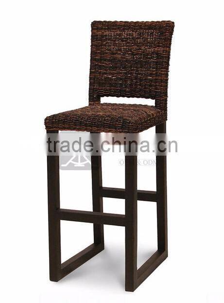 BC-064 Rattan Coffee Shop Counter Bar Chair