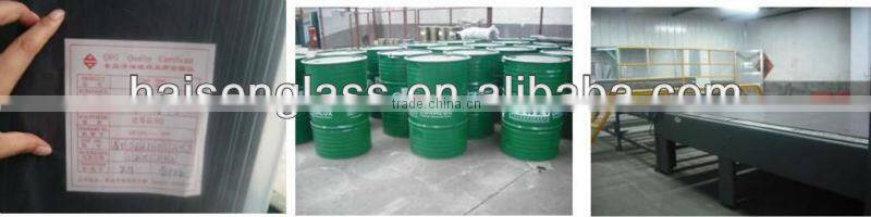 Hot sell 2MM-19mm dark green float glass